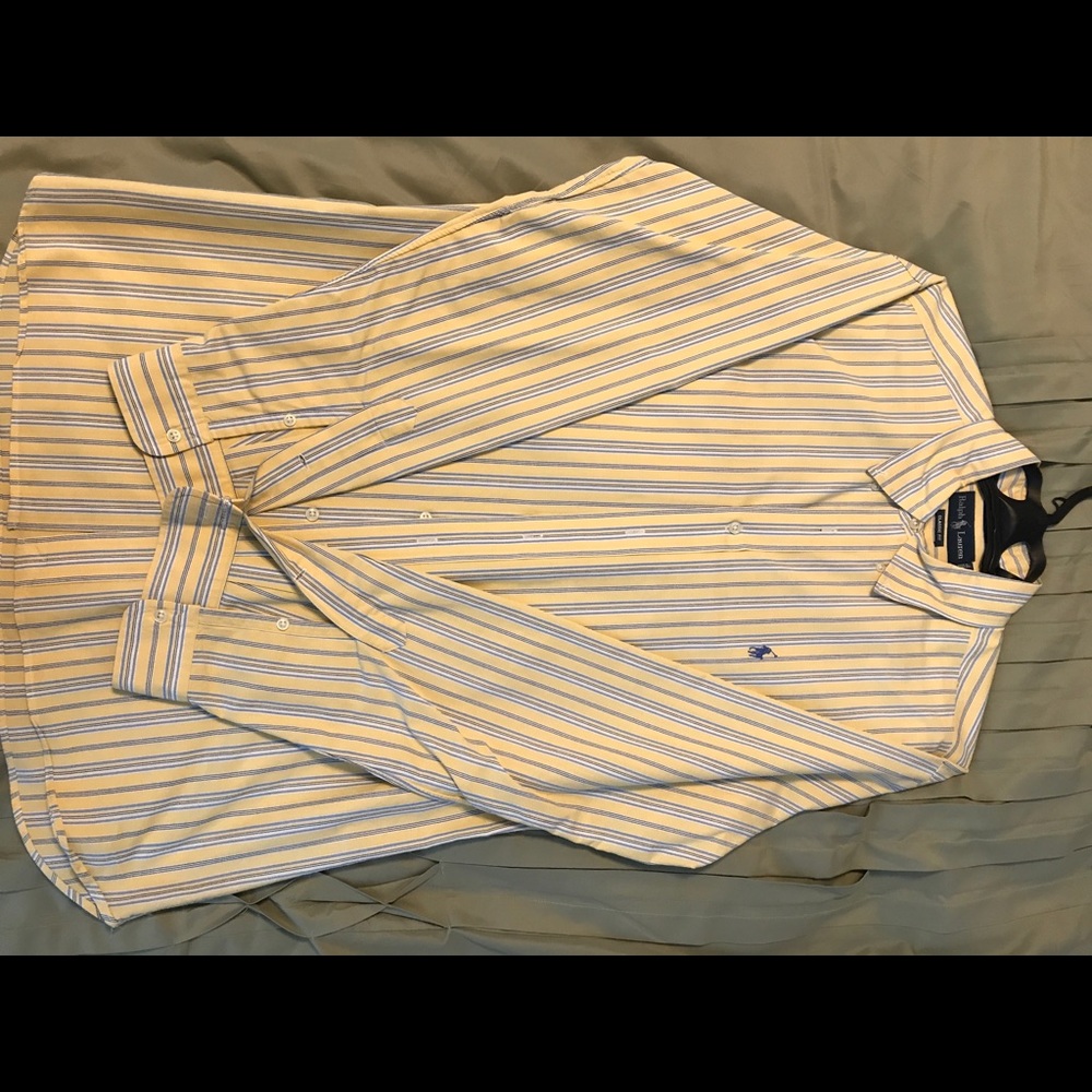 Ralph Lauren’s striped men’s dress shirt
